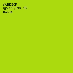 #ABDB0F - Bahia Color Image