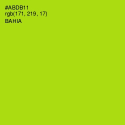 #ABDB11 - Bahia Color Image