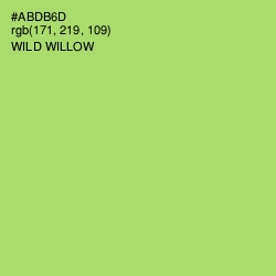 #ABDB6D - Wild Willow Color Image