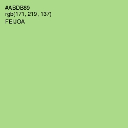#ABDB89 - Feijoa Color Image