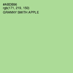 #ABDB96 - Granny Smith Apple Color Image