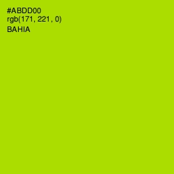 #ABDD00 - Bahia Color Image