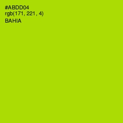 #ABDD04 - Bahia Color Image