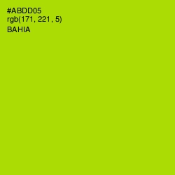 #ABDD05 - Bahia Color Image