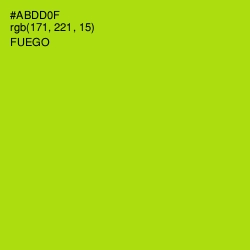 #ABDD0F - Fuego Color Image