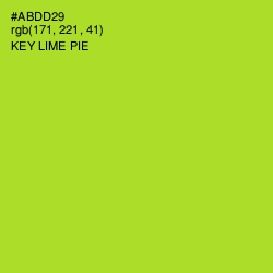 #ABDD29 - Key Lime Pie Color Image