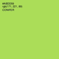 #ABDD59 - Conifer Color Image