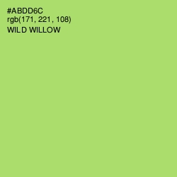 #ABDD6C - Wild Willow Color Image