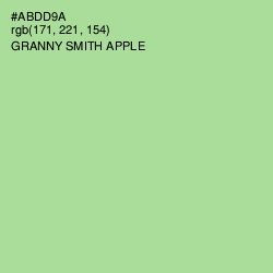 #ABDD9A - Granny Smith Apple Color Image