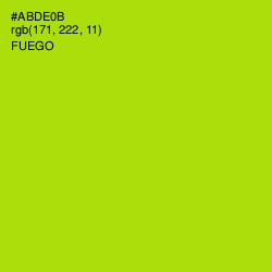 #ABDE0B - Fuego Color Image