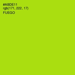 #ABDE11 - Fuego Color Image