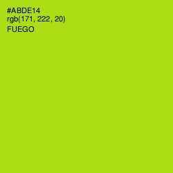 #ABDE14 - Fuego Color Image