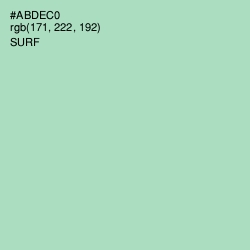 #ABDEC0 - Surf Color Image