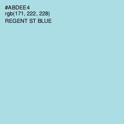 #ABDEE4 - Regent St Blue Color Image