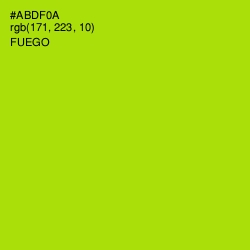 #ABDF0A - Fuego Color Image