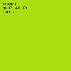 #ABDF11 - Fuego Color Image