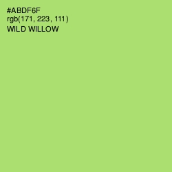 #ABDF6F - Wild Willow Color Image