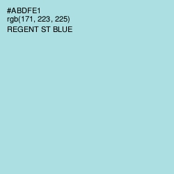 #ABDFE1 - Regent St Blue Color Image