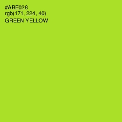 #ABE028 - Green Yellow Color Image