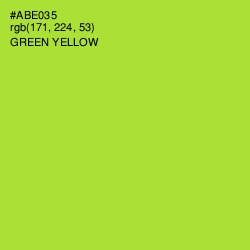 #ABE035 - Green Yellow Color Image