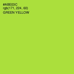 #ABE03C - Green Yellow Color Image