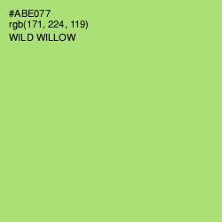 #ABE077 - Wild Willow Color Image