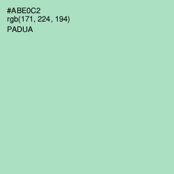 #ABE0C2 - Padua Color Image