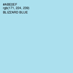 #ABE0EF - Blizzard Blue Color Image