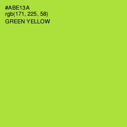 #ABE13A - Green Yellow Color Image