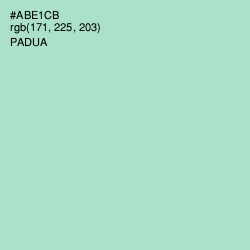 #ABE1CB - Padua Color Image