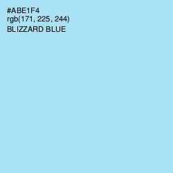 #ABE1F4 - Blizzard Blue Color Image