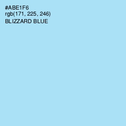 #ABE1F6 - Blizzard Blue Color Image