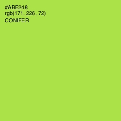 #ABE248 - Conifer Color Image