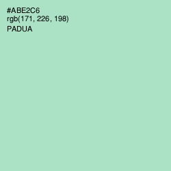 #ABE2C6 - Padua Color Image
