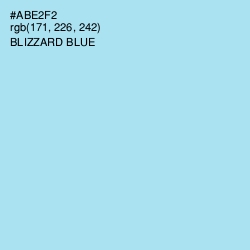 #ABE2F2 - Blizzard Blue Color Image