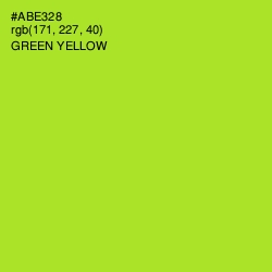 #ABE328 - Green Yellow Color Image