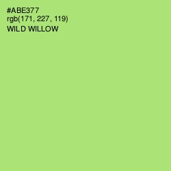 #ABE377 - Wild Willow Color Image
