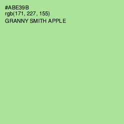 #ABE39B - Granny Smith Apple Color Image