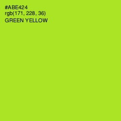 #ABE424 - Green Yellow Color Image
