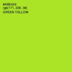 #ABE426 - Green Yellow Color Image