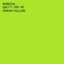 #ABE42A - Green Yellow Color Image