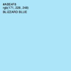 #ABE4F8 - Blizzard Blue Color Image