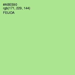 #ABE590 - Feijoa Color Image