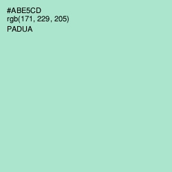 #ABE5CD - Padua Color Image