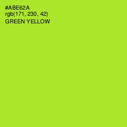 #ABE62A - Green Yellow Color Image