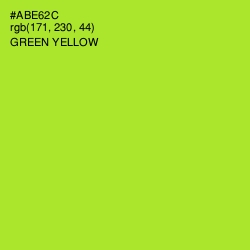 #ABE62C - Green Yellow Color Image