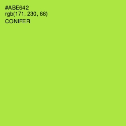 #ABE642 - Conifer Color Image