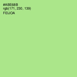#ABE68B - Feijoa Color Image