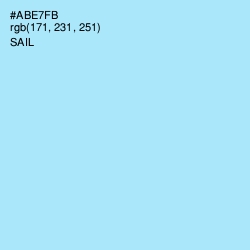 #ABE7FB - Sail Color Image