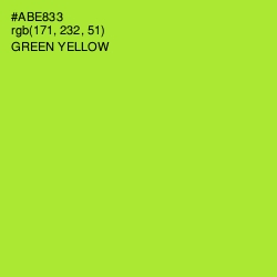 #ABE833 - Green Yellow Color Image